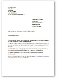 exemple de lettre qui accompagne un cv